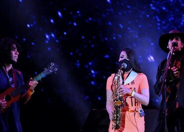 María Elena Ríos, joven saxofonista y luchadora contra la violencia hacia la mujer