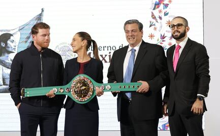 ¿El Canelo se suma a la 4T?; esto respondió en la mañanera de Claudia Sheinbaum