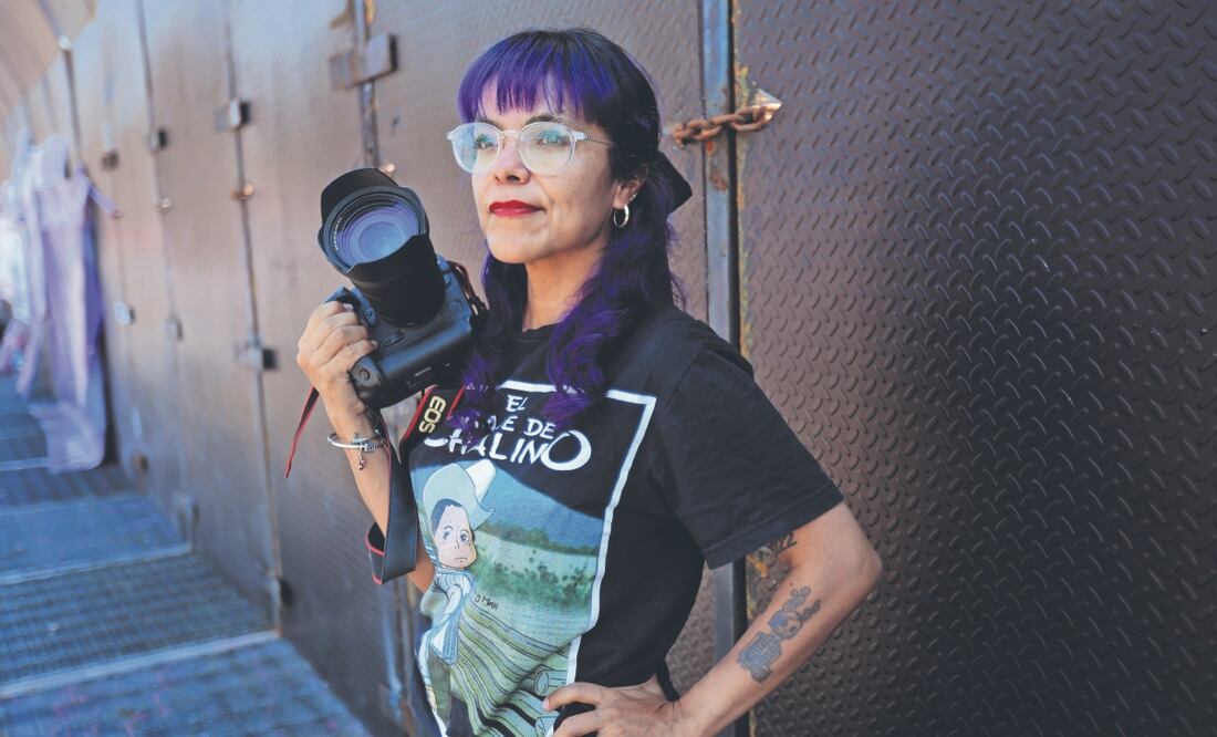 El 8M a través del lente de Sashenka Gutiérrez: una mirada desde la primera línea. Foto: de Fernanda Rojas. El Universal