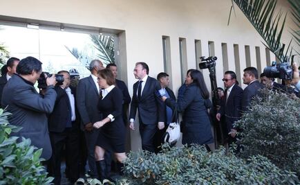 Encabeza Del Mazo servicio funerario de su padre en Toluca