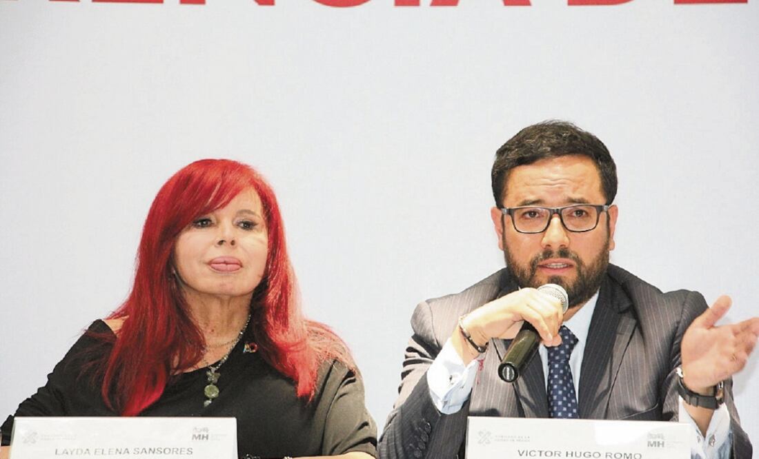 Layda Sansores, alcaldesa de Álvaro Obregón, y Víctor Hugo Romo, de Miguel Hidalgo, evitaron nombrar los despachos involucrados, para evitar amparos. Foto: CORTESÍA