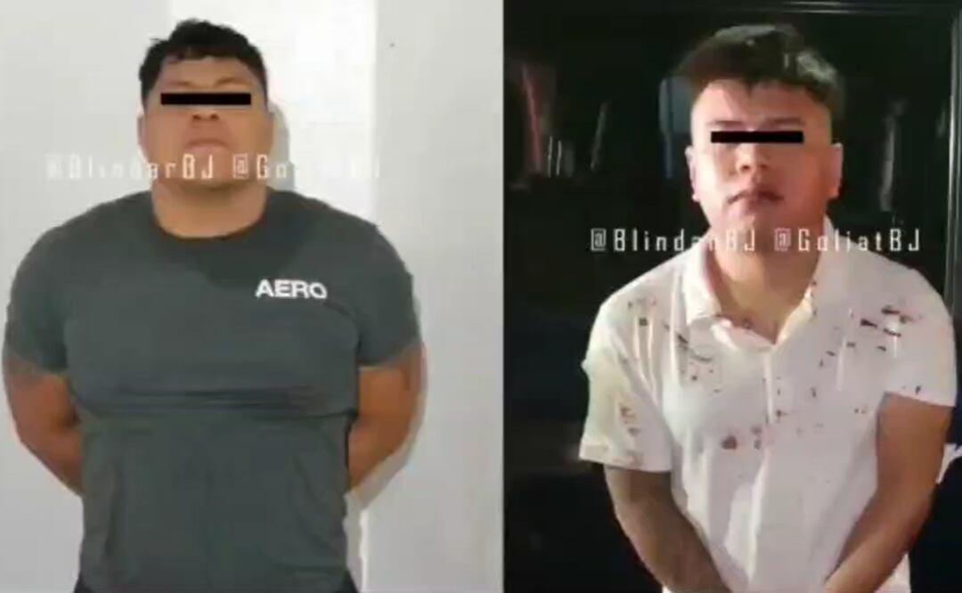 La Policía Capitalina detuvo a dos quienes responden a los nombres de; Julio César López Osnaya y Adrián Gómez Mtz, el “Byron”Foto: Especial