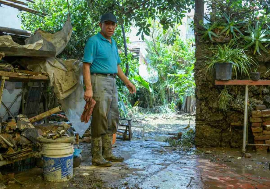Afectaciones en la alcaldía Azcapotzalco tras la lluvia del 11 de mayo. Foto: Santiago Cadena / EL UNIVERSAL