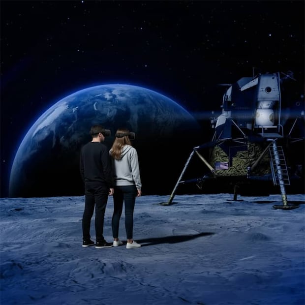 Descubre los detalles de "Luna: A Journey to the Moon", que te lleva a una misión espacial. Foto: Fever