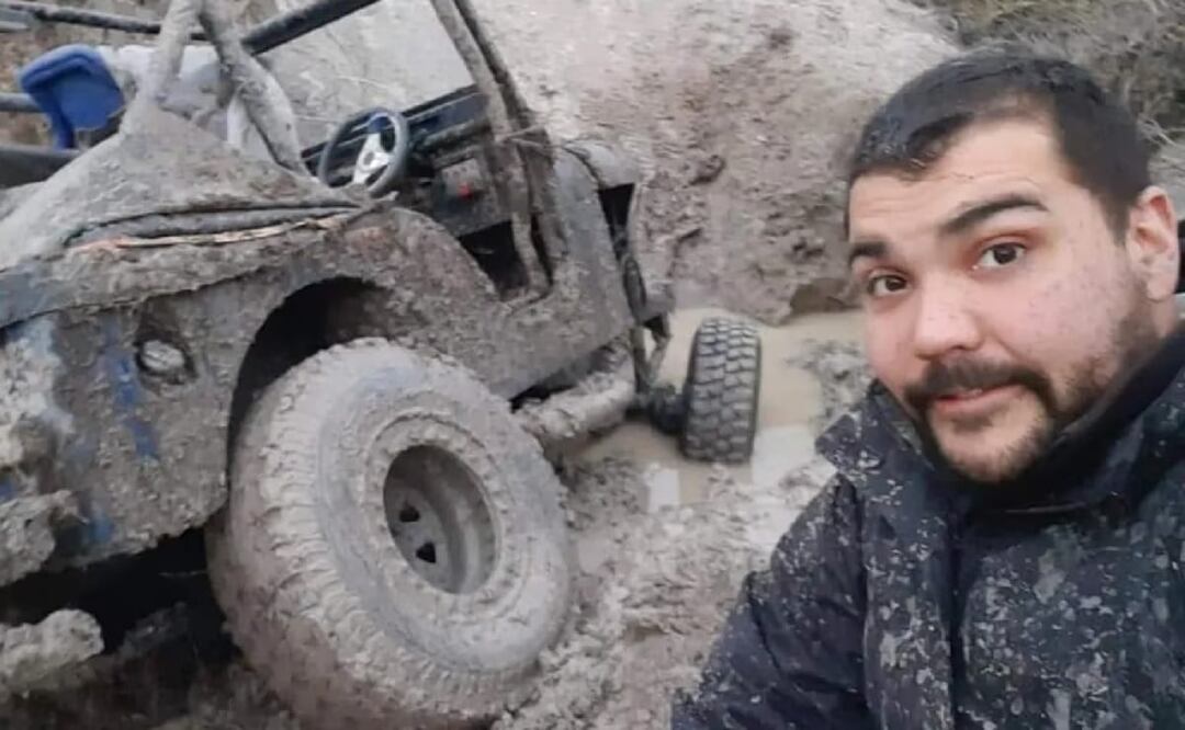 Una imagen de Diego Barría, de 32 años, amante de la pesca y de las 4x4. FOTO: ESPECIAL