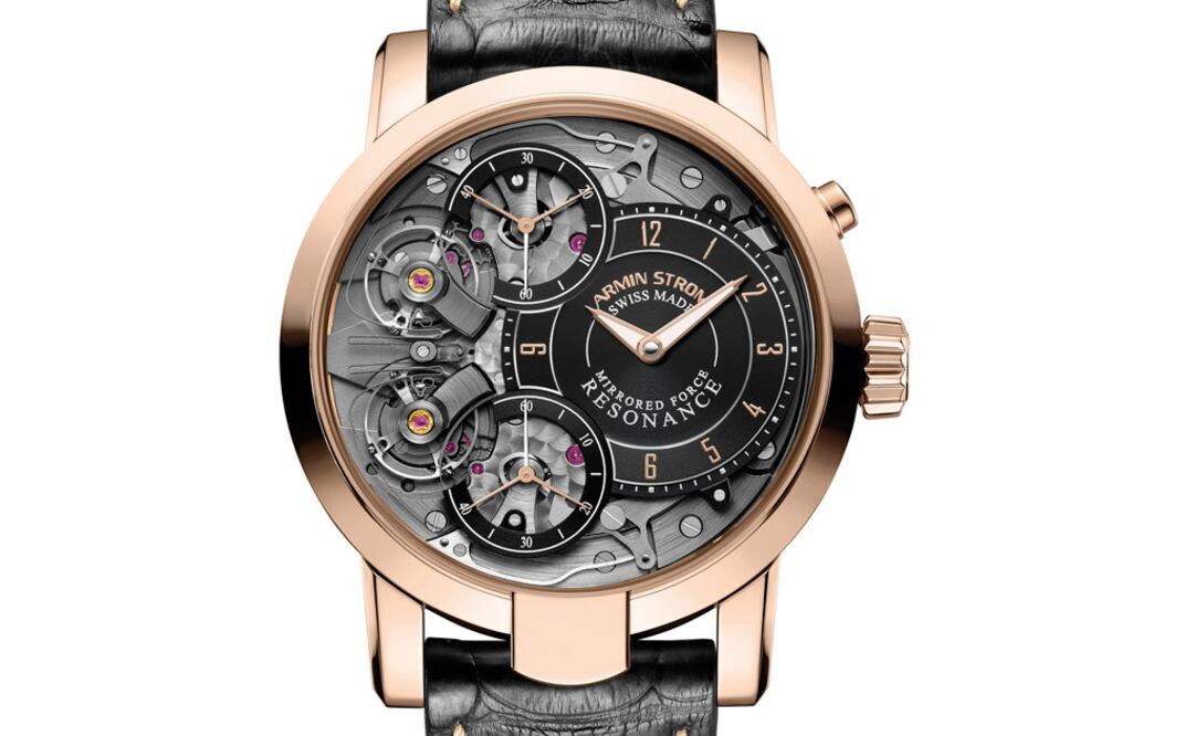 Armin Strom: famosa por sus esqueletados, su novedad es Mirrored Force Resonance Fire con un mecanismo de resonancia que sólo ha sido dominado por unos cuantos relojeros en la historia.
