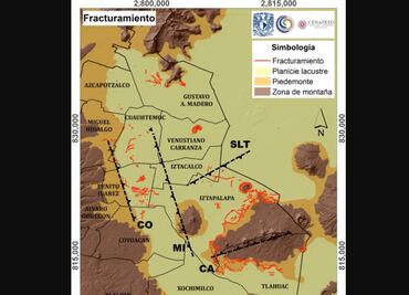 Presentan mapa digital de las fracturas en el suelo de la CDMX