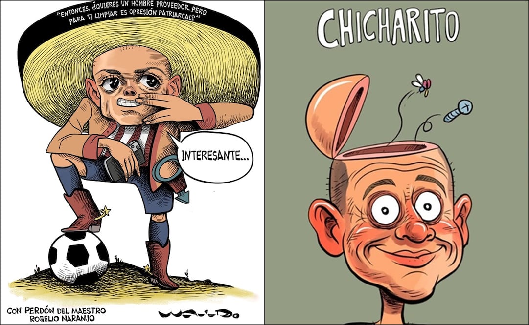 Moneros de la prensa nacional retratan el polémico mensaje del jugador de Chivas. Foto: Waldo y Rictus
