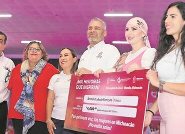 Entregan apoyo económico a mil mujeres con cáncer