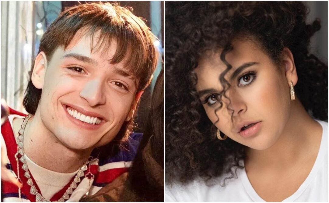 Peso Pluma y Lucero Mijares. Fotos: Twitter e Instagram @luceromijaresoficial