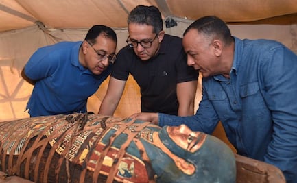 Descubren otros 80 sarcófagos cerrados de hace más de 2 mil años en Egipto
