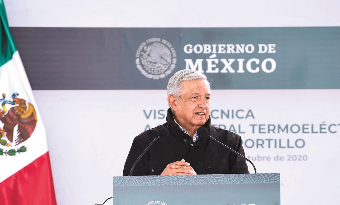 El Presidente visitó los trabajos en la central José López Portillo. PRESIDENCIA