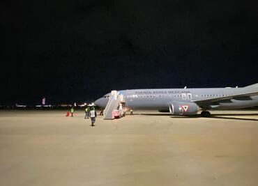 Regresa a México tercer avión de rescate de connacionales en Israel