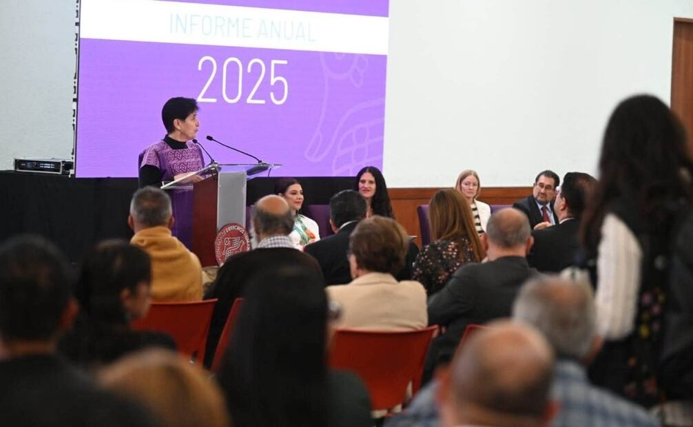 Durante la presentación, la presidenta de la CDHCM, Dolores González Saravia, indicó que la Comisión debe evaluarse con honestidad. | Foto: Especial.