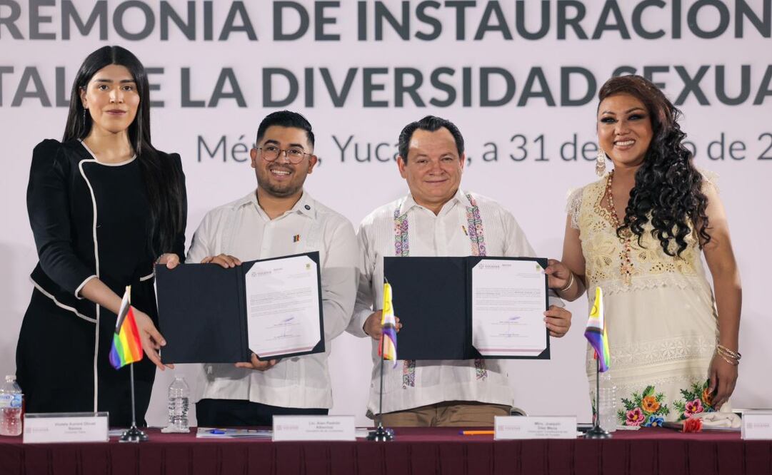 Yucatán instala Comité Estatal de la Diversidad Sexual (01/06/2025). Foto: Especial