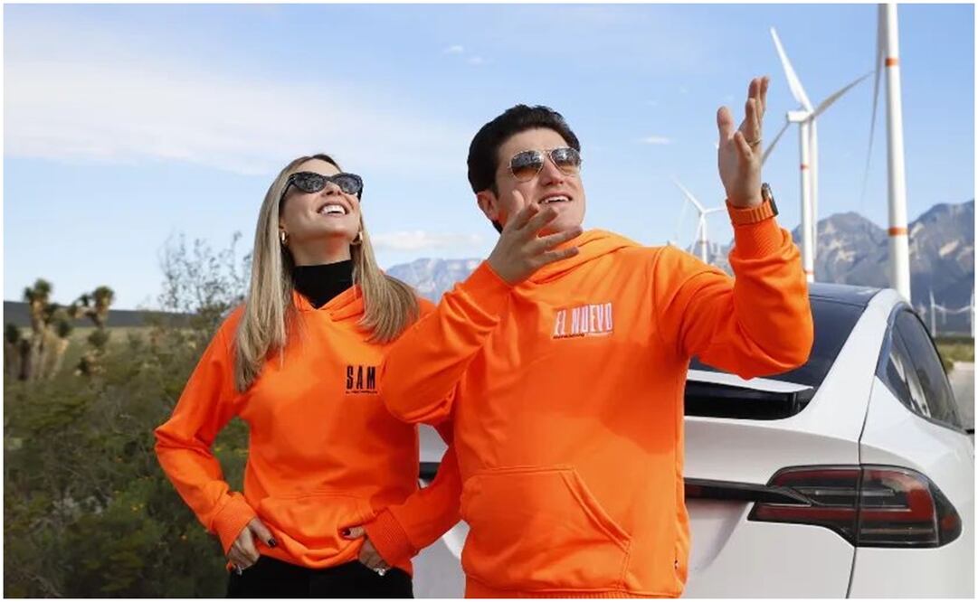 Samuel García y Mariana Rodríguez. Foto: @samuelgarcia