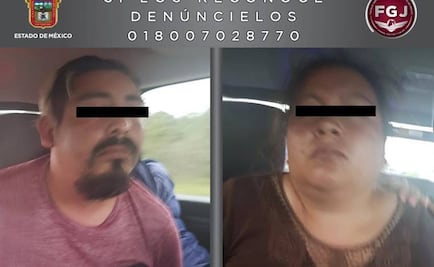 Detienen a pareja acusada de extorsión al transporte público en el Edomex