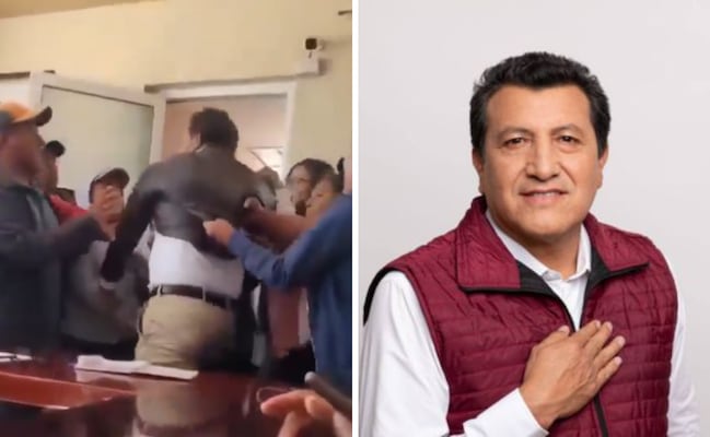 Alcalde se vuelve viral tras ser sacado por la fuerza del Palacio Municipal; ¿qué pasó y por qué protestaban los pobladores?