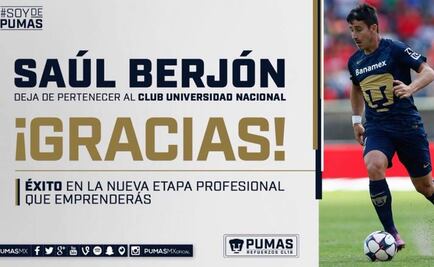 Pumas hace oficial la salida de Saúl Berjón
