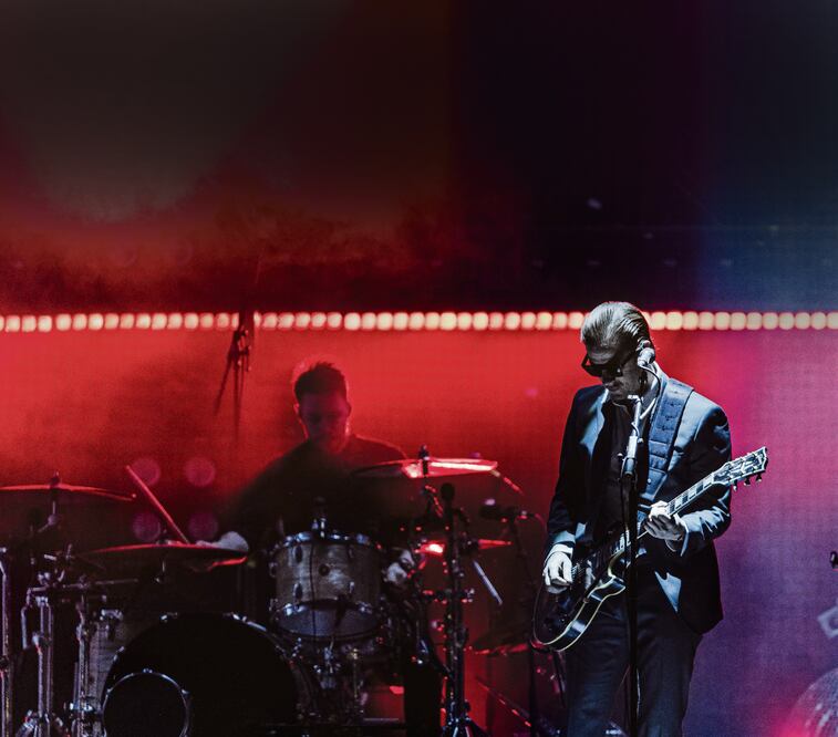 Interpol reunió a 160 mil asistentes en el Zócalo. Archivo EL UNIVERSAL