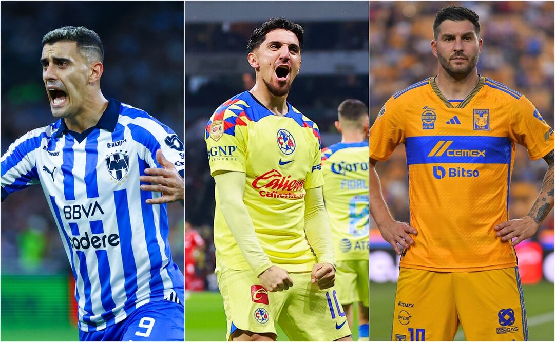 Rayados, América y Tigres son las plantillas más costosas. FOTO: ESPECIAL