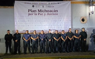 Detienen a director de la Policía Municipal de Ecuandureo, Michoacán y a 10 oficiales más; presuntamente estaban al servicio de “El Mencho”