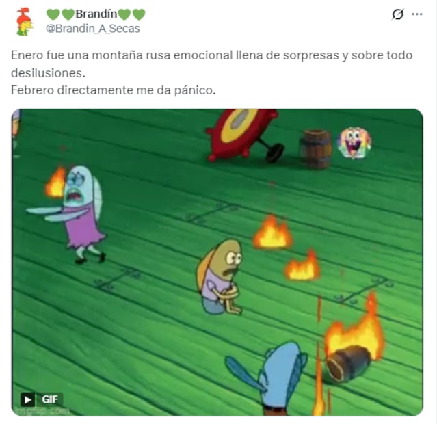 Memes del arranque de febrero de 2026. Foto: X