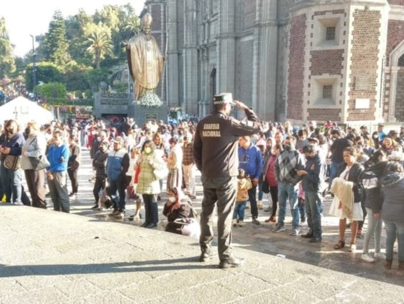 Martí Batres reporta saldo blanco ante la llegada de peregrinos en la Basílica de Guadalupe