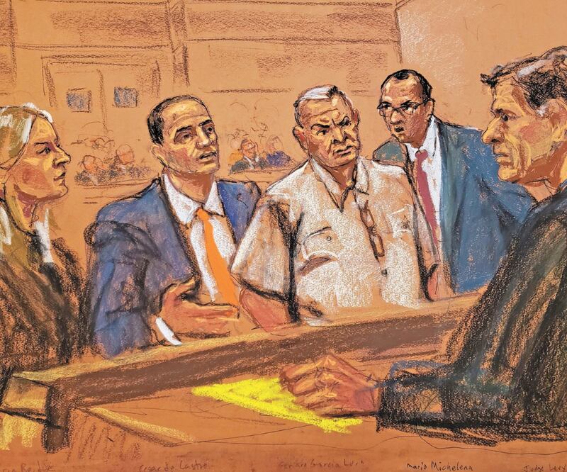 Según la fiscalía, García Luna ha recibido de forma continua las pruebas que hay en su contra. ARCHIVO EL UNIVERSAL