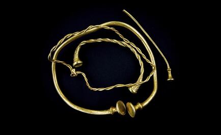 Dos amigos hallan joyas de oro de la Edad de Hierro en Inglaterra