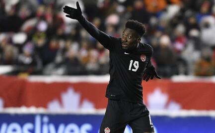 La divertida reacción de Alphonso Davies tras la clasificación de Canadá a Qatar 2022