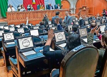 El guinda tiene mayoría en el Congreso