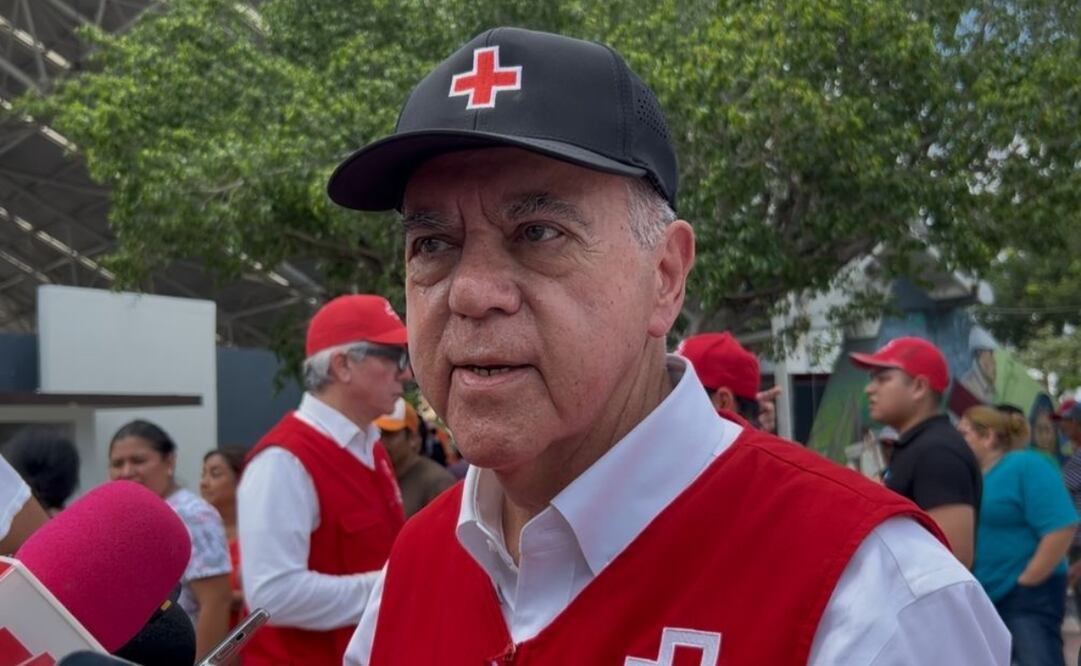 Carlos Freaner, presidente nacional de la Cruz Roja Mexicana. Foto: Alelhí Salgado - EL UNIVERSAL