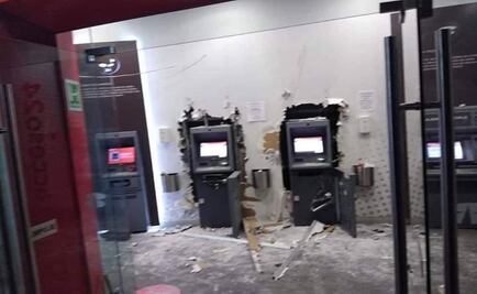 Con mazos y barretas intentan robar cajeros automáticos en Cuautitlán