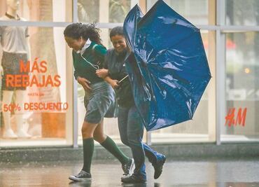 Reportan lluvia en seis alcaldías de CDMX