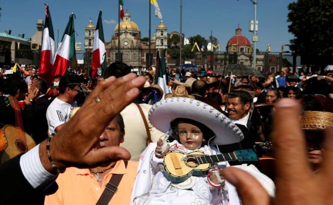 Santa Cecilia, patron of musicians. Photo: REUTERS/Carlos Jasso