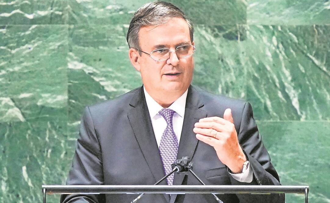 El canciller Marcelo Ebrard confió en que ganarán la demanda contra los fabricantes de armas. Foto: ARCHIVO EL UNIVERSAL