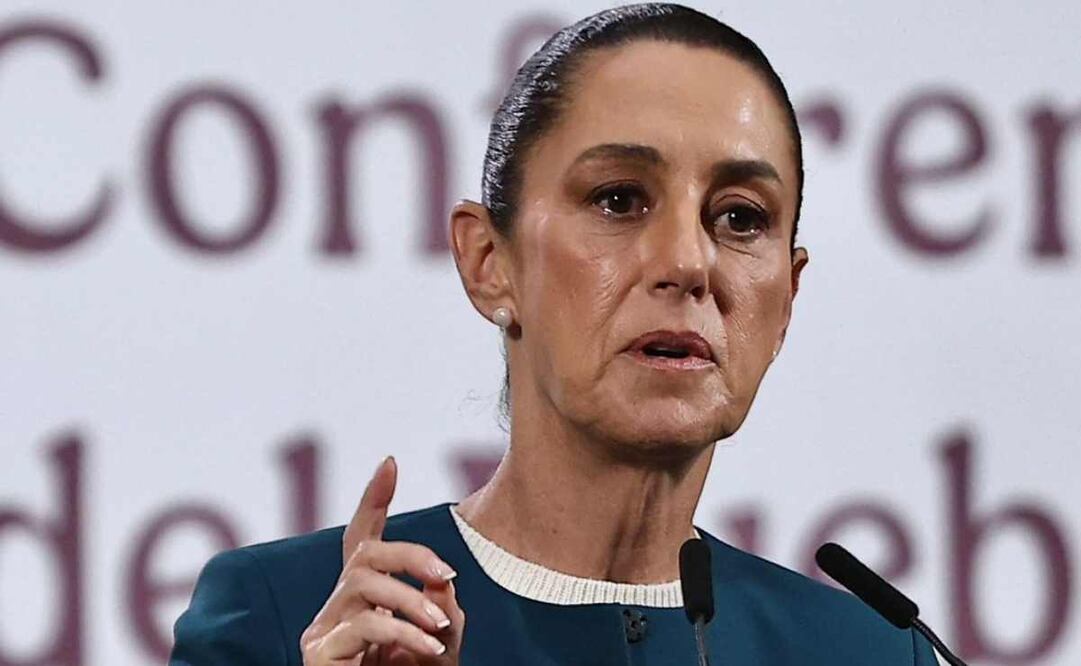 Claudia Sheinbaum en su conferencia de prensa en Palacio Nacional el 28 de julio de 2025. Foto: Berenice Fregoso/EL UNIVERSAL