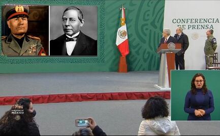 Benito Juárez, Benito Mussolini y Benito Bodoque... los Benitos de AMLO en redes