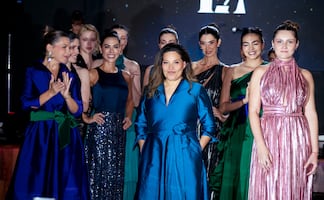 Sara García presenta "Lluvia de estrellas", vestidos para graduación