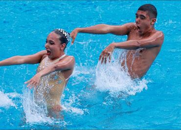 Itzamary González y Diego Villalobos consiguen otra medalla de oro para México en natación artística