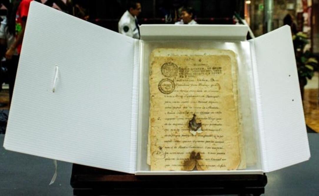 The manuscripts Photo: Jaziel Díaz/INAH