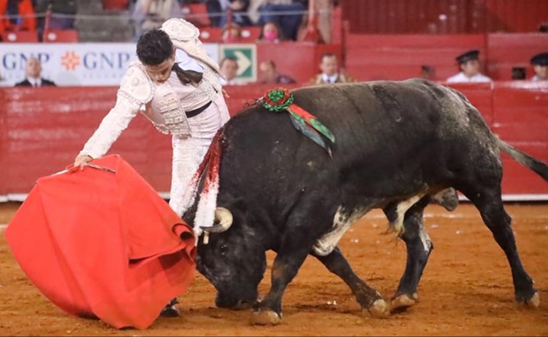 André Lagravére se presentó en La México para su confirmación de alternativa. FOTO: @LaPlazaMexico