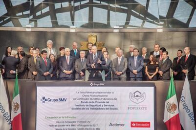 Ingreso de Fovissste a la BMV inyecta 6.8 mil mdp