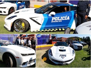 Guanajuato transforma autos de lujo decomisados en patrullas
