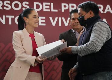 Sheinbaum entrega en Coyoacán 868 créditos de Mejoramiento de Vivienda