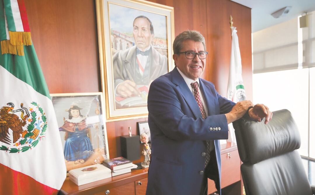 Ricardo Monreal Ávila, Coordinador de Morena en el Senado. Foto: Juan Boites/ El Universal