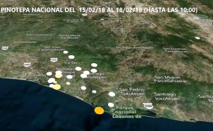 Mapa revela actividad sísmica en 30 segundos