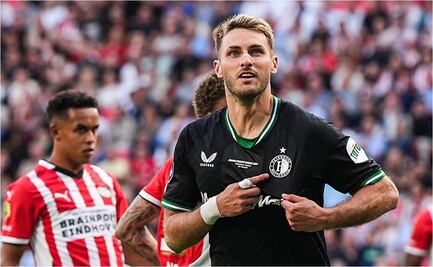 Santiago Giménez rechaza posibilidad de dejar al Feyenoord; "Me gustaría acabar hasta el verano"