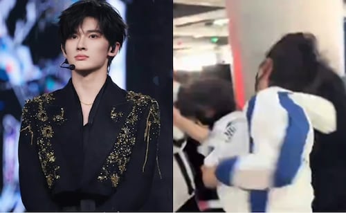 VIDEO: Yu Yuhan, cantante chino, golpea a fans que bloqueaban su paso; así fue el momento